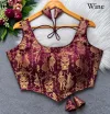 Tew Heavy Jari Banarasi Fabric Fancy Blouses
